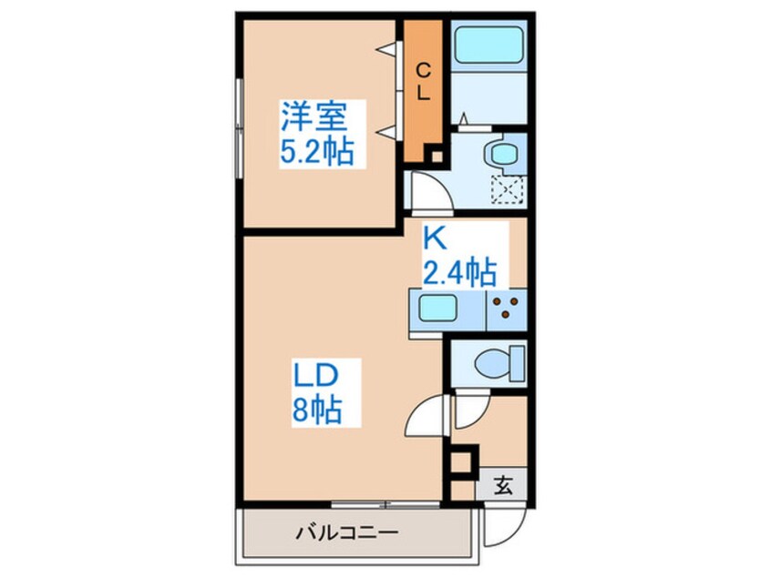 間取図 Gare de coco