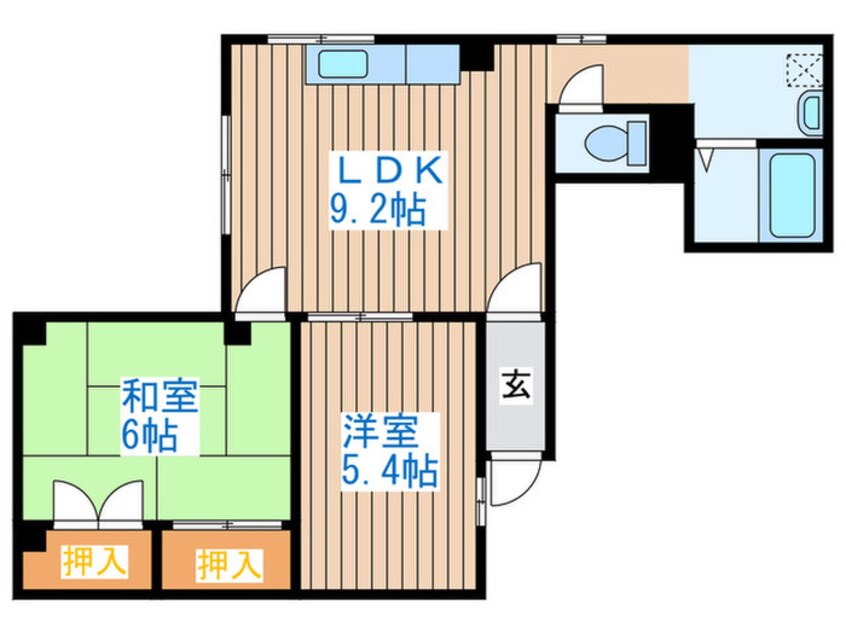 間取図 マンションむらかみ１