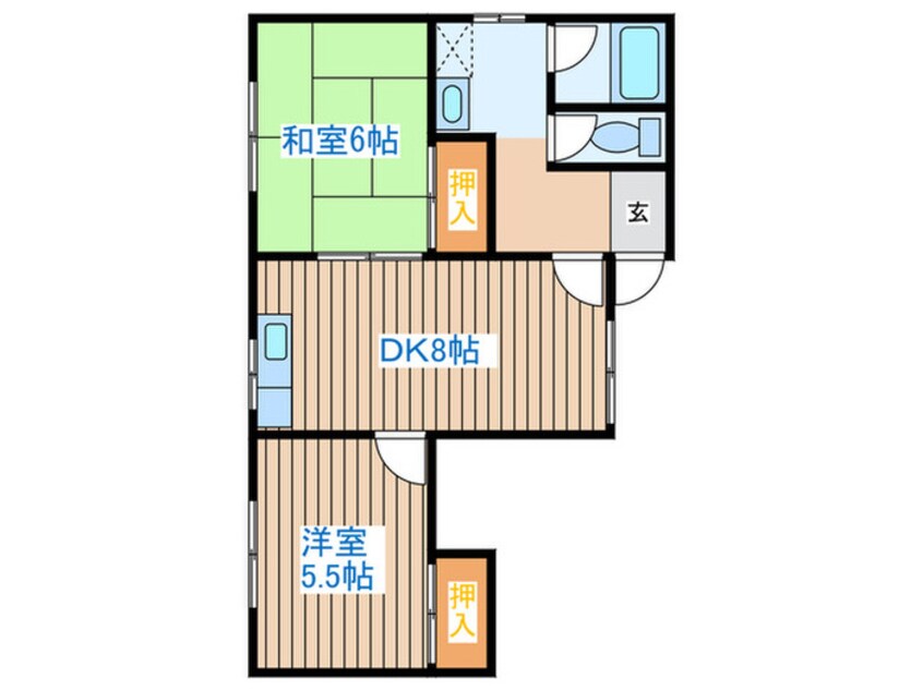 間取図 マンションむらかみ１