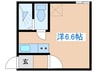 Ｔ－ＲＯＵＴＥ菊水 1Rの間取り