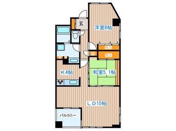 間取図 パ－クヒルズ南１０条