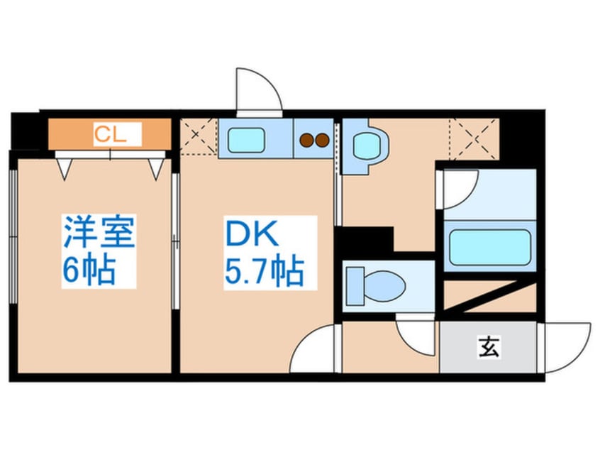 間取図 プライムア－バン大通公園Ⅱ