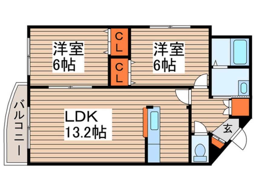 間取図 メディオフラム札幌