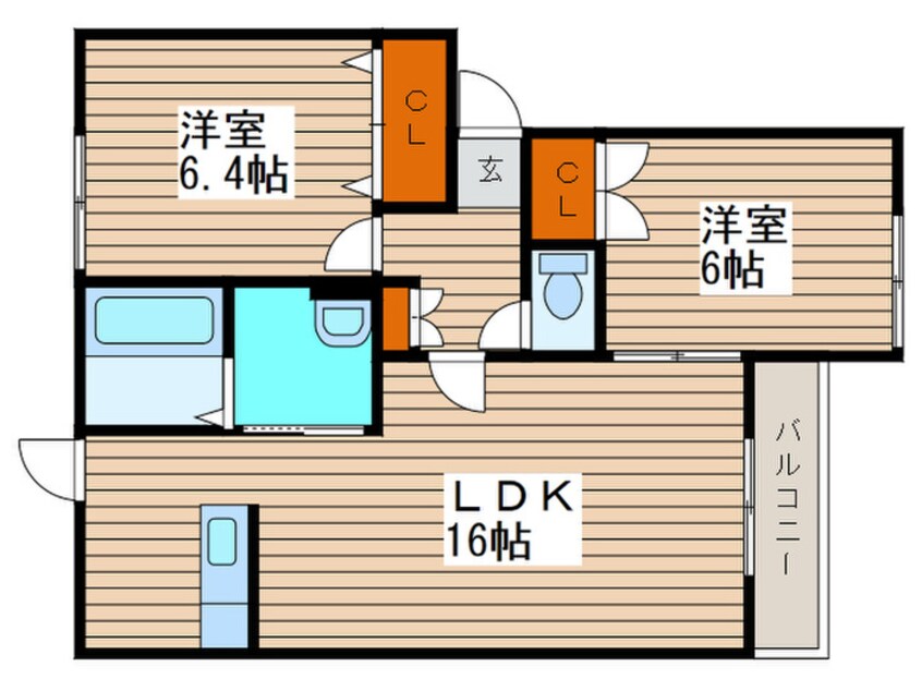 間取図 グランデスⅠ