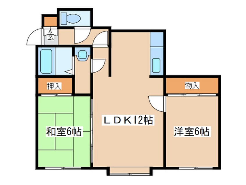 間取図 第３司レジデンス