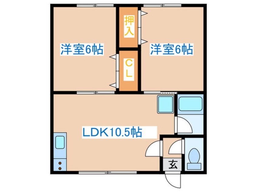 間取図 第２ミユキマンション