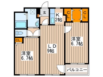 間取図 プロスパ－２１０