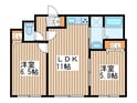 パティオス南あいの里の間取図