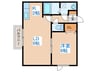 タウンハウス早水A 1LDKの間取り