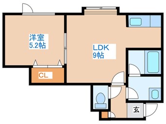 間取図 ハッピネス北郷Ⅰ