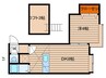 ノ－スソニア115 1DKの間取り