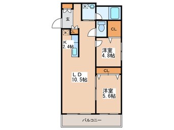 間取図 ピアジュ宮の森