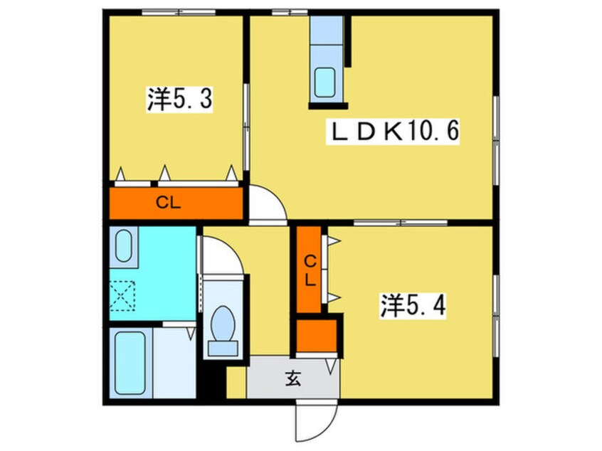 間取図 エレンシア