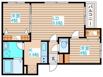 間取図 ファランドール新札幌Ⅰ