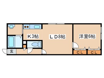 間取図 カ－ナハギナカ