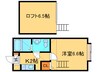 トルテ 1Kの間取り