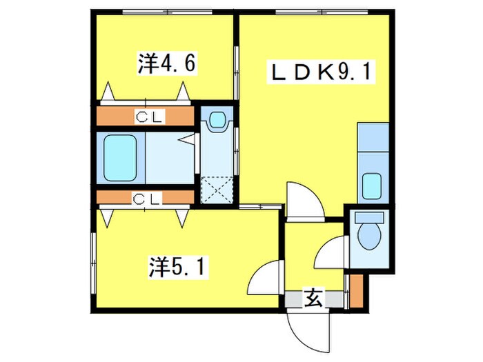 間取り図 プロヴィデンス北円山