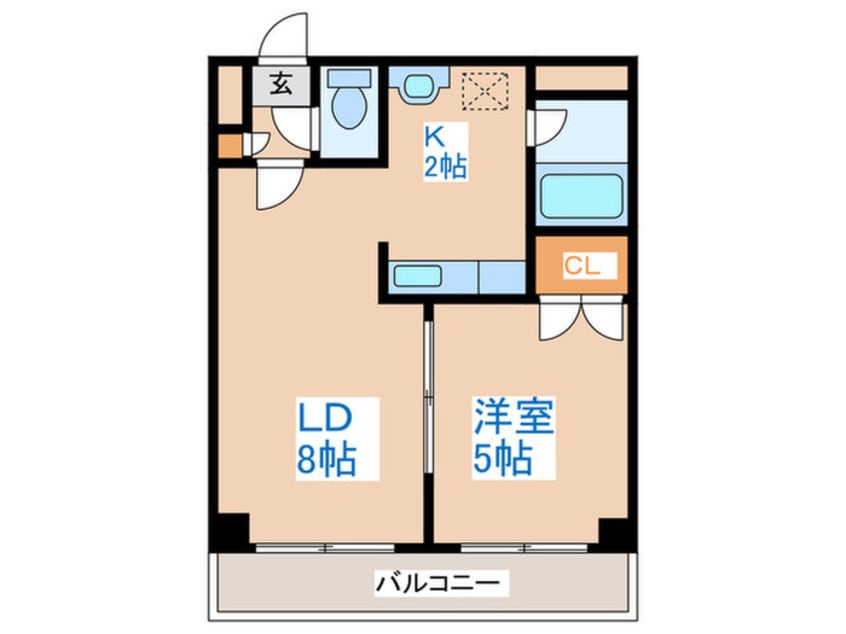 間取図 セントポーリア弐番館