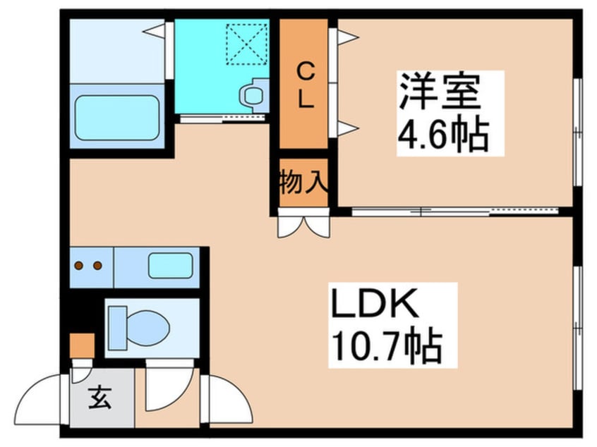 間取図 ＰＬＡＺＡ　Ｍ-７