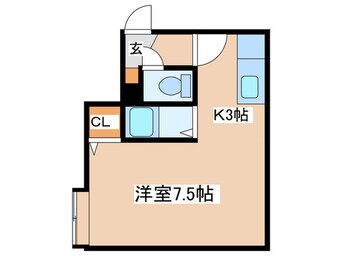 間取図 プラザイン福住B