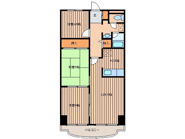 間取り図 ステ－ションハイツ山本