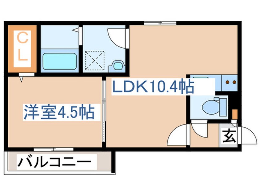 間取図 Lapis blau厚別中央