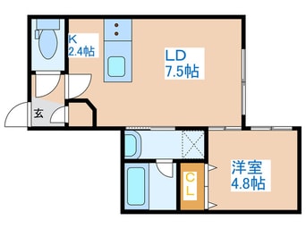 間取図 S-RESIDENCE琴似