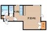 アルカ－サル４ 1Kの間取り