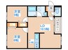 Ｗｅｓｔｈｉｌｌｓ西野 2LDKの間取り