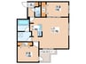 CG　HOMES　南11条 2LDKの間取り