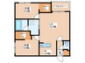 CG　HOMES　南11条 2LDKの間取り