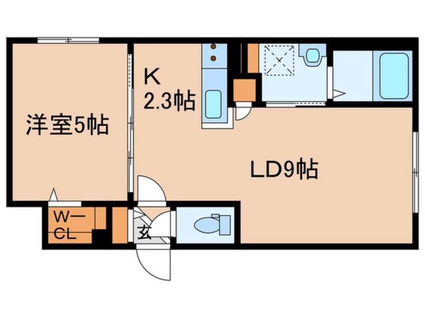 間取図 Riche　reve　toyohira
