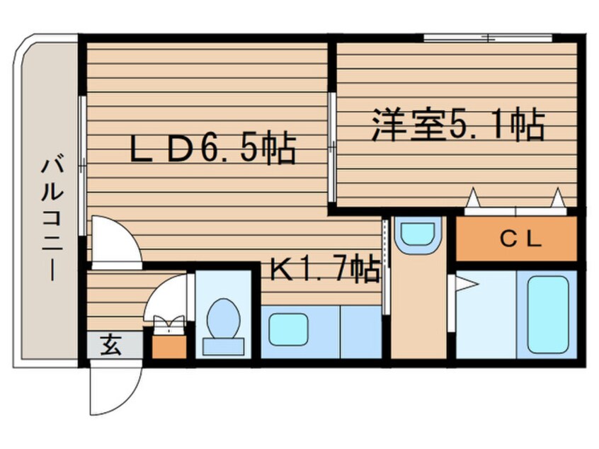 間取図 Ｇｏｄ  Ｓｔａｇｅ