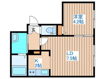 間取図 Rin南郷