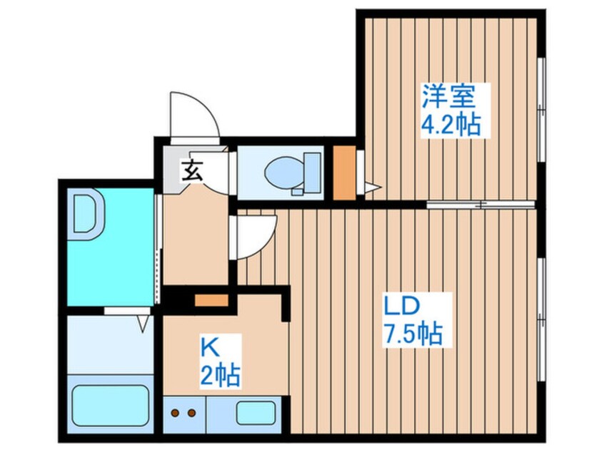 間取図 Rin南郷