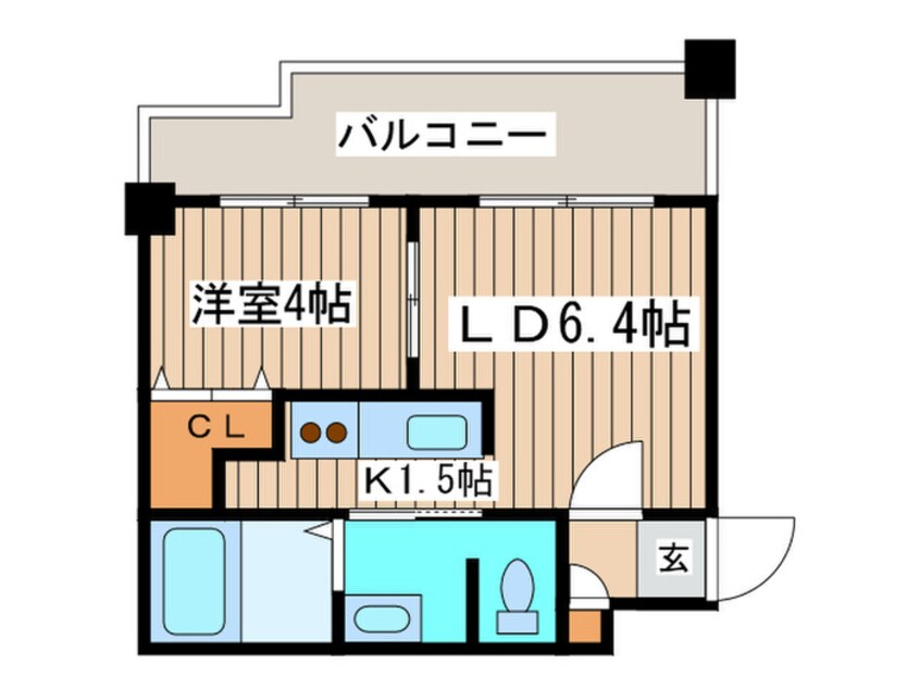間取図 ＶＩＬＬＡＧＥ北大通壱番館