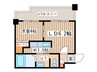 ＶＩＬＬＡＧＥ北大通壱番館 1LDKの間取り