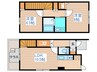 ヴィラ愛山 2LDKの間取り