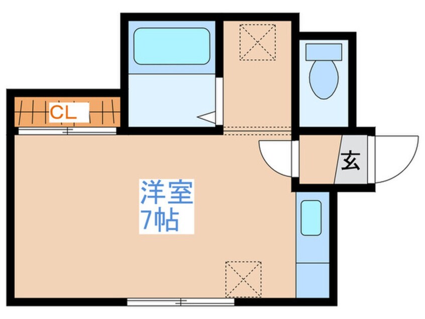 間取図 アイア－ル中の島Ⅱ