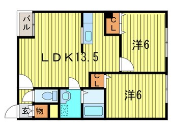 間取図 チ－フアルテ・ツ－