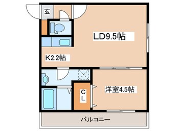 間取図 プリヴィエール美園