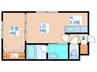 Lichtrare東札幌 1LDKの間取り
