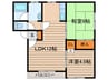 エイトハイツ 2LDKの間取り