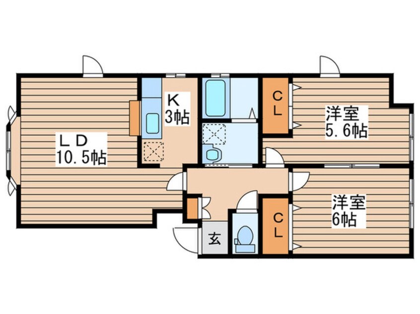 間取図 メゾン美園