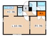 リアルコ－トＴ２３ 1LDKの間取り