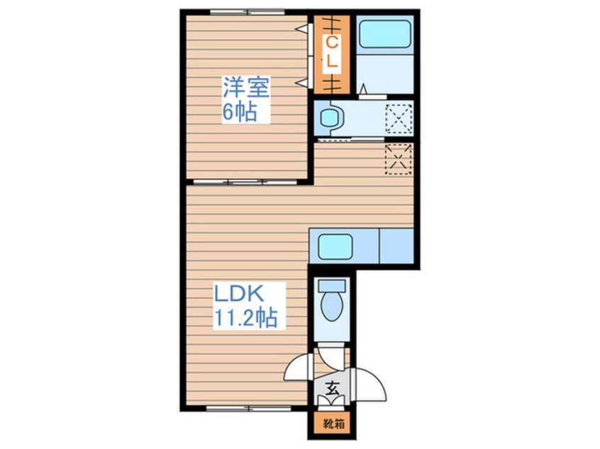 間取図 ボヌールN33