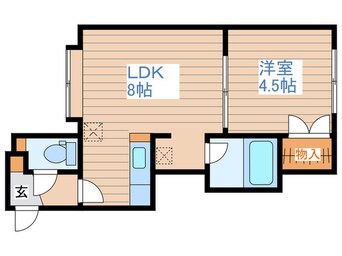 間取図 エターナル美園