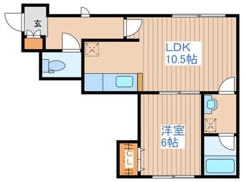 間取図 エルドラード新琴似