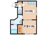 ﾌﾞﾗﾝﾉﾜｰﾙ北2条 1DKの間取り