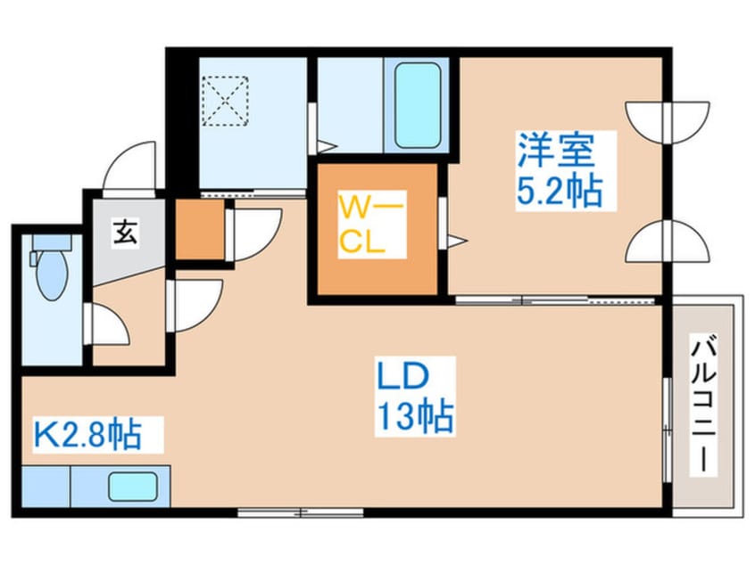 間取図 ソレイユ発寒南